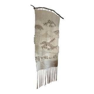 Mid Century Macrame Wall Hanging For Sale