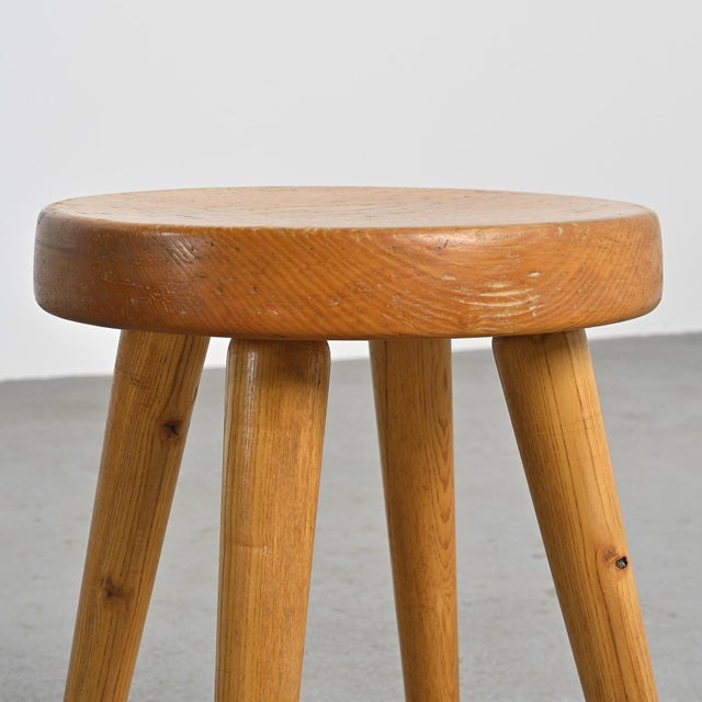 Brown Vintage French Stools by René Martin, 1960s, Set of 2 For Sale - Image 8 of 12