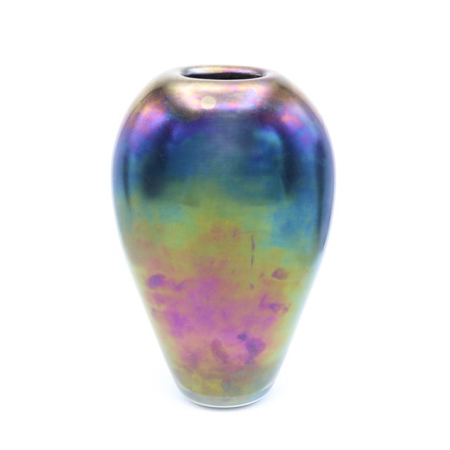 Mora' Italian Art Glass Vase by Alejandro Ruiz For Sale - Image 9 of 14