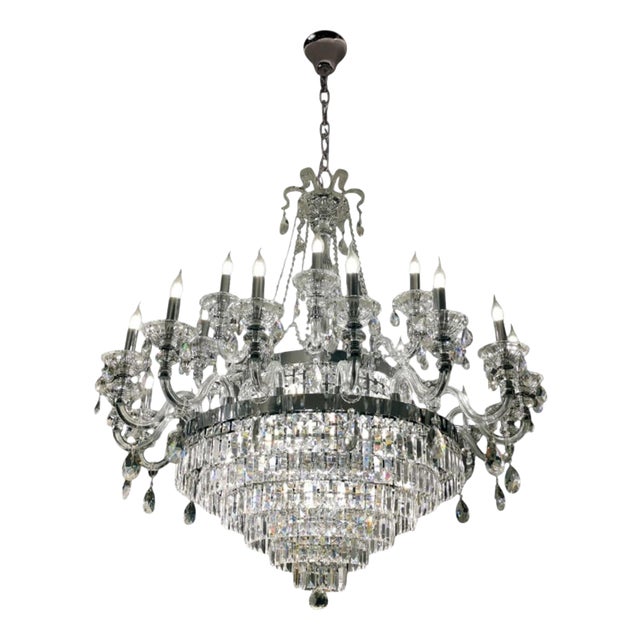 Collection Regina Di Cristallo Chandelier by Jago For Sale