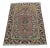 1970s Turkish Vintage Handmade Traditional Floral Design Hand Knotted Small Rug For Sale