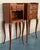 Pair of French Walnut Narrow Bedside Tables With Three Drawers For Sale - Image 17 of 17