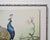 Wood 20th C. Chinese Export Pair of Peacocks and Flowers Painting For Sale - Image 7 of 18