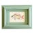 Original Hand-Painted Fish Painting in a Hand-Painted Frame For Sale