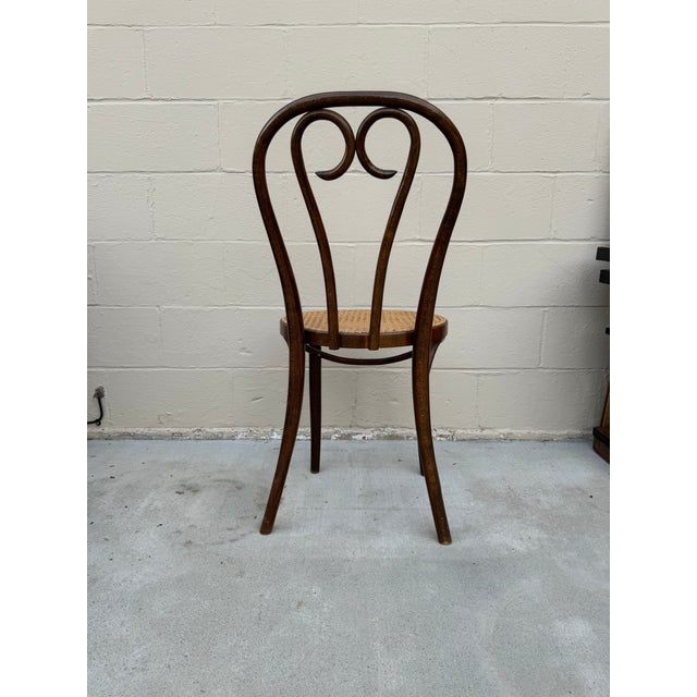 Vintage Thonet Style Bentwood Chair With Cane Seating For Sale In San Francisco - Image 6 of 11