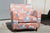 Red Set of Italian Armchairs in Printed Orange Velvet Fabric attributed to Paolo Buffa, 1950s For Sale - Image 8 of 18