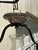 Vintage 1920s Semi-Flush Ceiling Fixture With Vintage Shade For Sale - Image 4 of 7