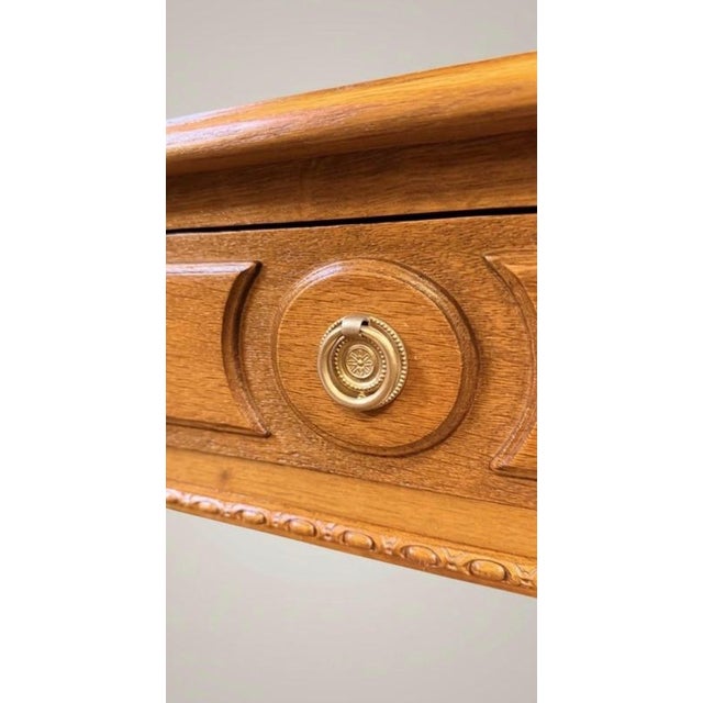 2000 - 2009 Vintage Oak Bedside Lockers, Set of 2 For Sale - Image 5 of 6