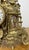 Vintage Brass Figurine Mantel Clock For Sale - Image 4 of 18