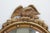 Antique Federal Giltwood Convex Bullseye Rondel Eagle Wall Mirror 31" For Sale - Image 4 of 15