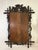 Stunning, Delicate Hand-Carved Antique Black Forest Walnut Mirror 1897 Austria For Sale - Image 10 of 14