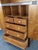 Hollywood Regency Century Chinoiserie Chin Hua Hollywood Regency Burlwood Tall Armoire 6617 For Sale - Image 3 of 18