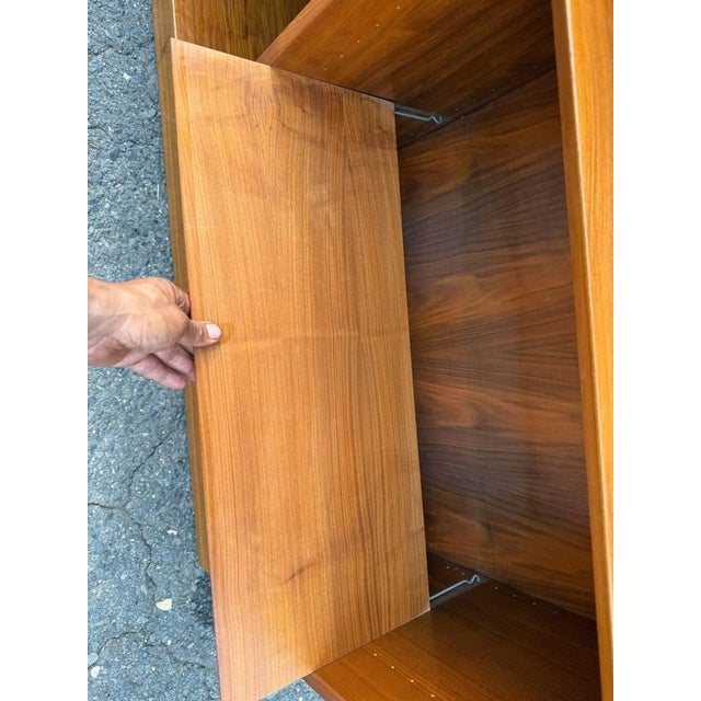 Mid Century Modern "Poul Hundevad" Teak Wood Double Bookcase For Sale - Image 11 of 16