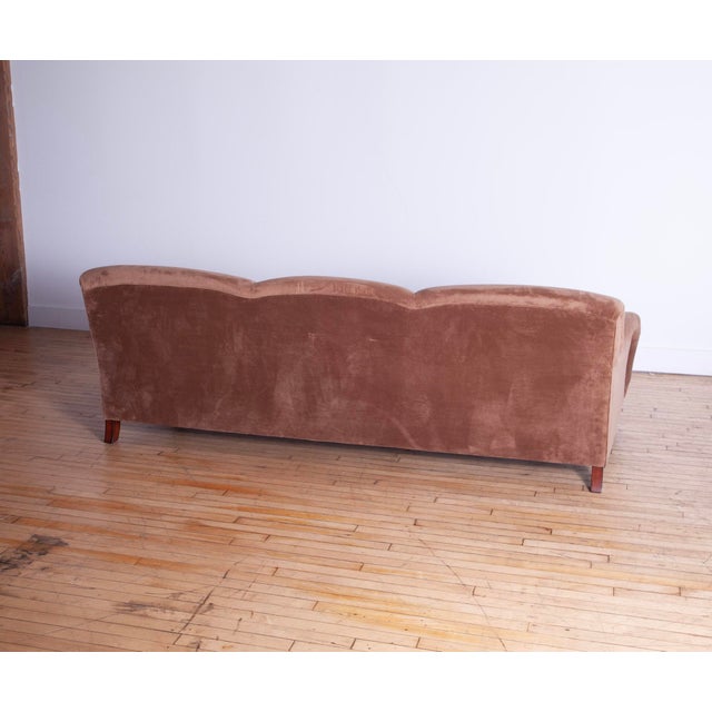 Camel Ralph Lauren "Somerville" English Arm Traditional Sofa For Sale - Image 8 of 8