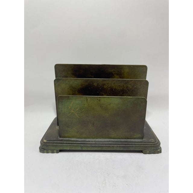 Sophisticated 5-piece desk set designed by einar "myggan" forseth for guldsmedsaktiebolaget (gab), sweden, circa 1930s....