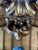 Ornate Gilded Composite French Style Oval Wall Mirror For Sale - Image 9 of 11