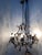 Metal and Crystal Chandelier, 1970s For Sale - Image 9 of 18