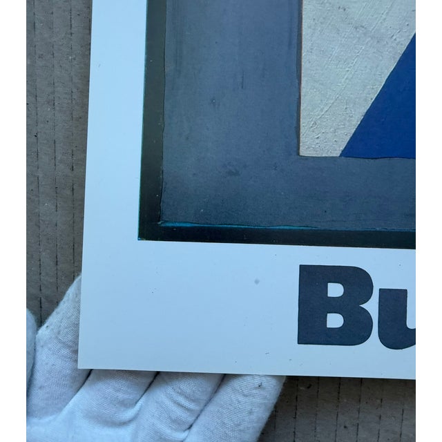 Abstract Otto Herbert Hajek (1927–2005), Bundeskunsthalle Bonn, Exhibition Poster, 80's For Sale - Image 3 of 11