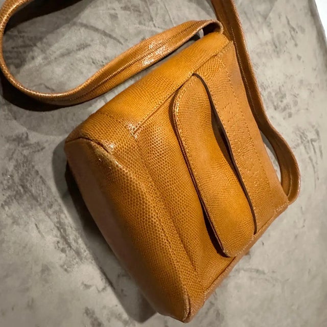 1990s Light Brown Leather Purse by Missoni For Sale - Image 10 of 12