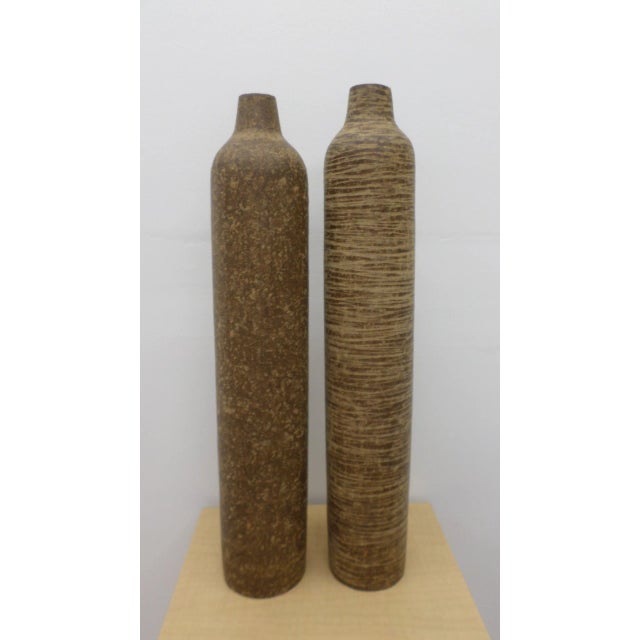 2000 - 2009 Domingos Tortora Sculptural Vases - a Pair For Sale - Image 5 of 5