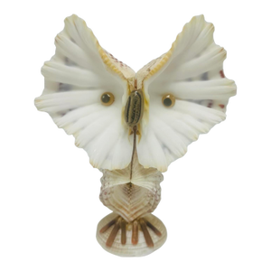 Vintage Shell Art Owl