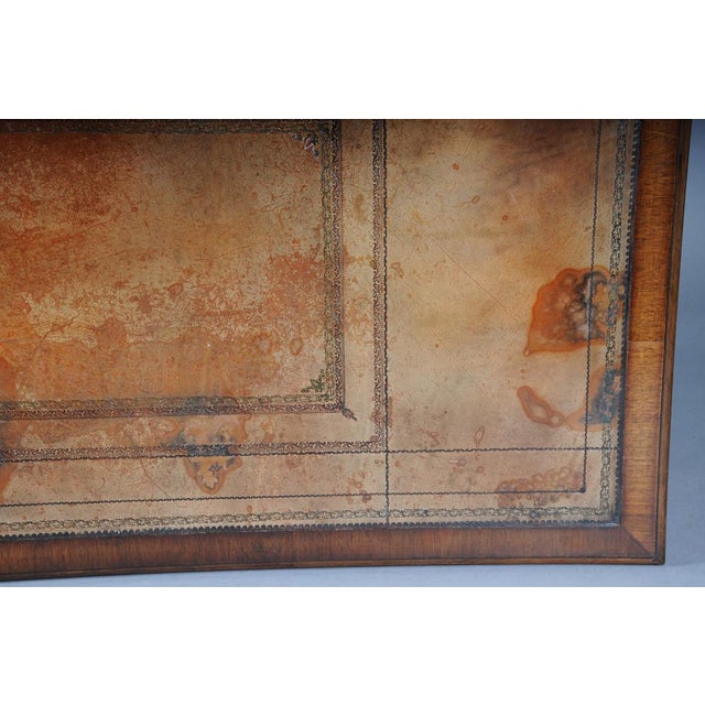 English Mahogany Partner Desk, 1900s For Sale - Image 17 of 18