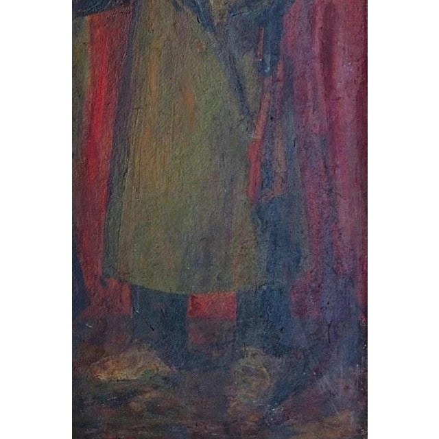 Antique Man Portrait Oil Painting, Soviet Art, 1969 82-56 For Sale - Image 6 of 6