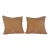 1990s Contemporary Orange Zebra Print Pillows - a Pair For Sale