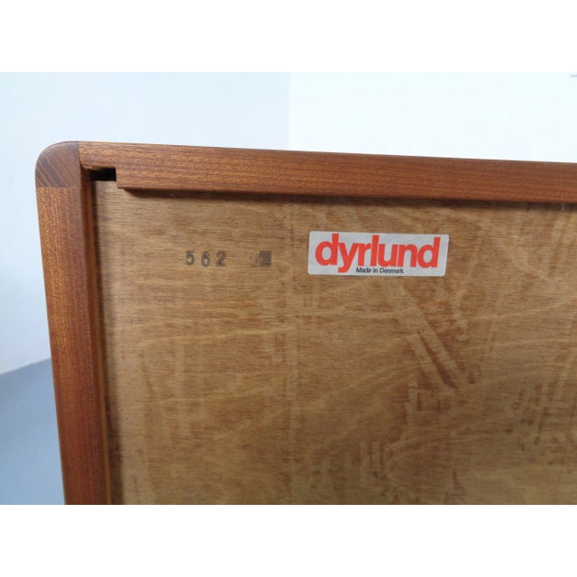 Large Teak Tambour Sideboard from Dyrlund, 1960s For Sale - Image 12 of 17