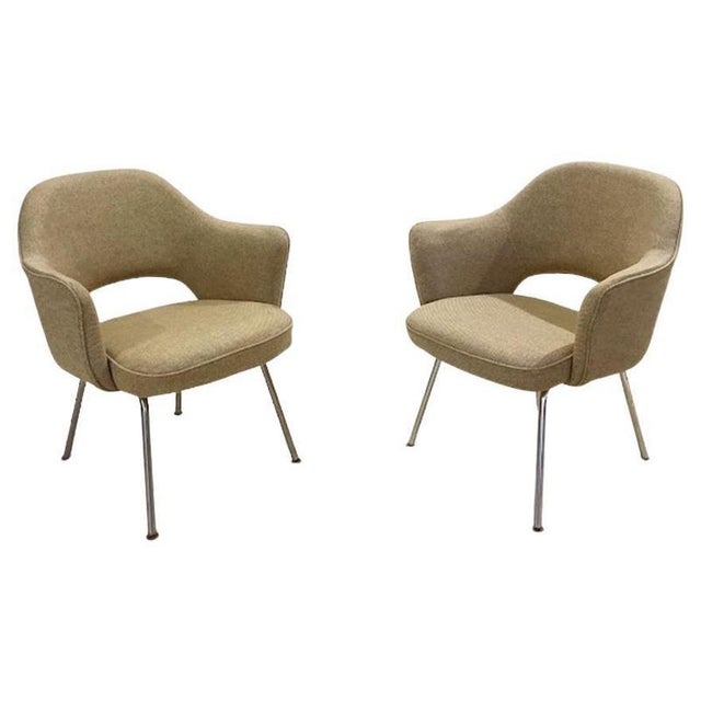Executive Armchairs by Eero Saarinen for Knoll, 1950-1960s, Set of 2 For Sale - Image 10 of 10