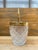 Metal Art Deco Ice Bucket in Molded Crystal and Gilt Brass, 1920 For Sale - Image 7 of 11