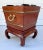 Mid-Century Modern Mid-Century Rosewood and Brass Beverage Ice Box Attributed to George Zee For Sale - Image 3 of 13
