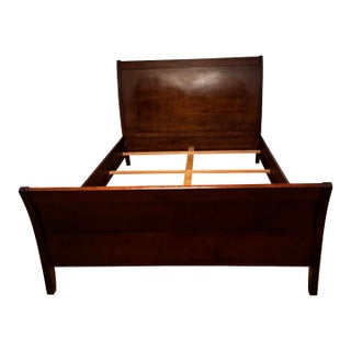 1990s Modern Sleigh Bed by Baronet For Sale