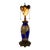 190s Rosenthal Cobalt Gilded Fish Table Lamp by M. Robisch For Sale