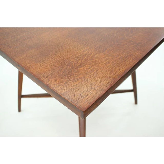 1960s Czechoslovakian Oak Coffee Table, 1960s For Sale - Image 5 of 7