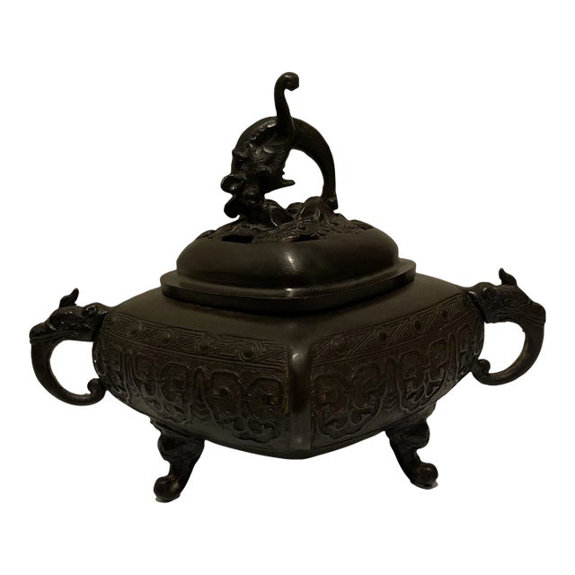 Chinese Bronze Censor For Sale