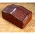 Mid 20th Century Vintage Italian Leather Wave-Top Decorative Box For Sale - Image 5 of 12
