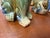 Green Vintage Mid-Century Ceramic Polychrome Foo Dogs - Set of 4 For Sale - Image 8 of 8