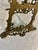 Metal Mid 20th Century Victorian Style Cast Brass 15.5” Table Top Easel or Book Stand For Sale - Image 7 of 11