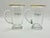 A charming pair of vintage clear glass Irish coffee mugs. Ships within 1-2 days using USPS. All items packed with care....