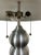 Mid-Century Modern Mid-Century Modern Brushed Aluminum Lamp and Shade With Lucite Finial, French For Sale - Image 3 of 5