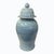 Mediterranean Sky Blue Porcelain Ginger Jar For Sale - Image 3 of 4