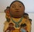 Goldenrod Vintage 1988 Cleo Teissedre Navajo Storyteller Southwestern Folk Art 12 Kids Dog Large 6" For Sale - Image 8 of 14