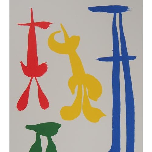 Joan Miró, Surrealist Family, Signed Lithograph For Sale - Image 5 of 6