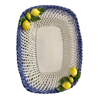 Italian Rope Style & Lemons Centerpiece For Sale