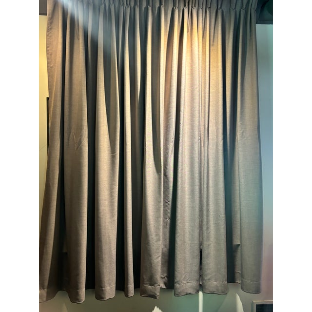 These custom blackout drapes are a high-quality and functional item. The fabric is Osborne & Little "Eclipse" F6670-01,...