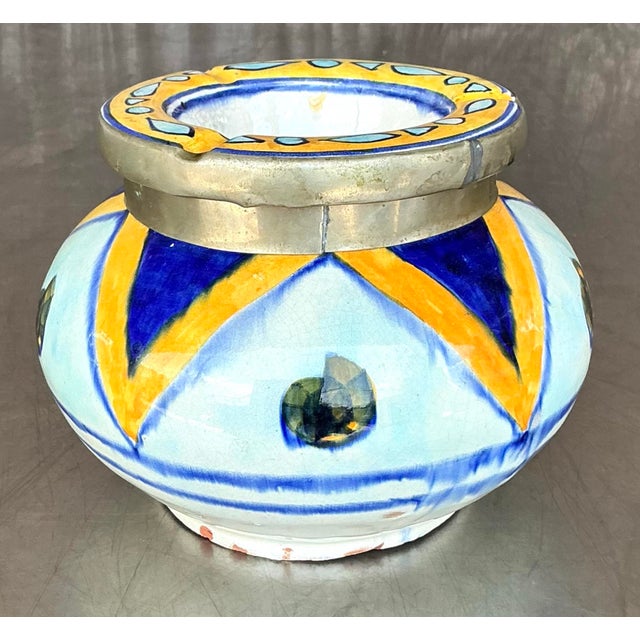Late 20th Century Vintage Boho Moroccan Ashtray For Sale - Image 5 of 10