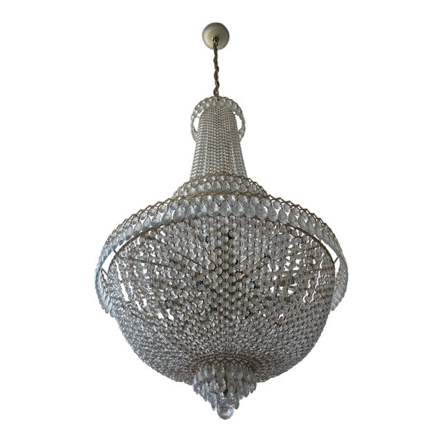 Late 18th Century Schonbek Camelot 2638 41-Light Crystal Chandelier For Sale