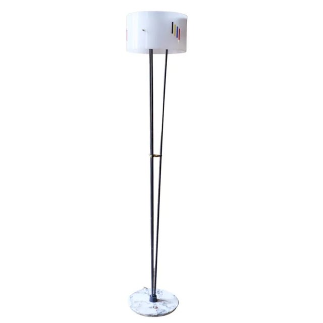 Floor Lamp attributed to Angelo Brotto, Italy, 1950s For Sale - Image 13 of 13