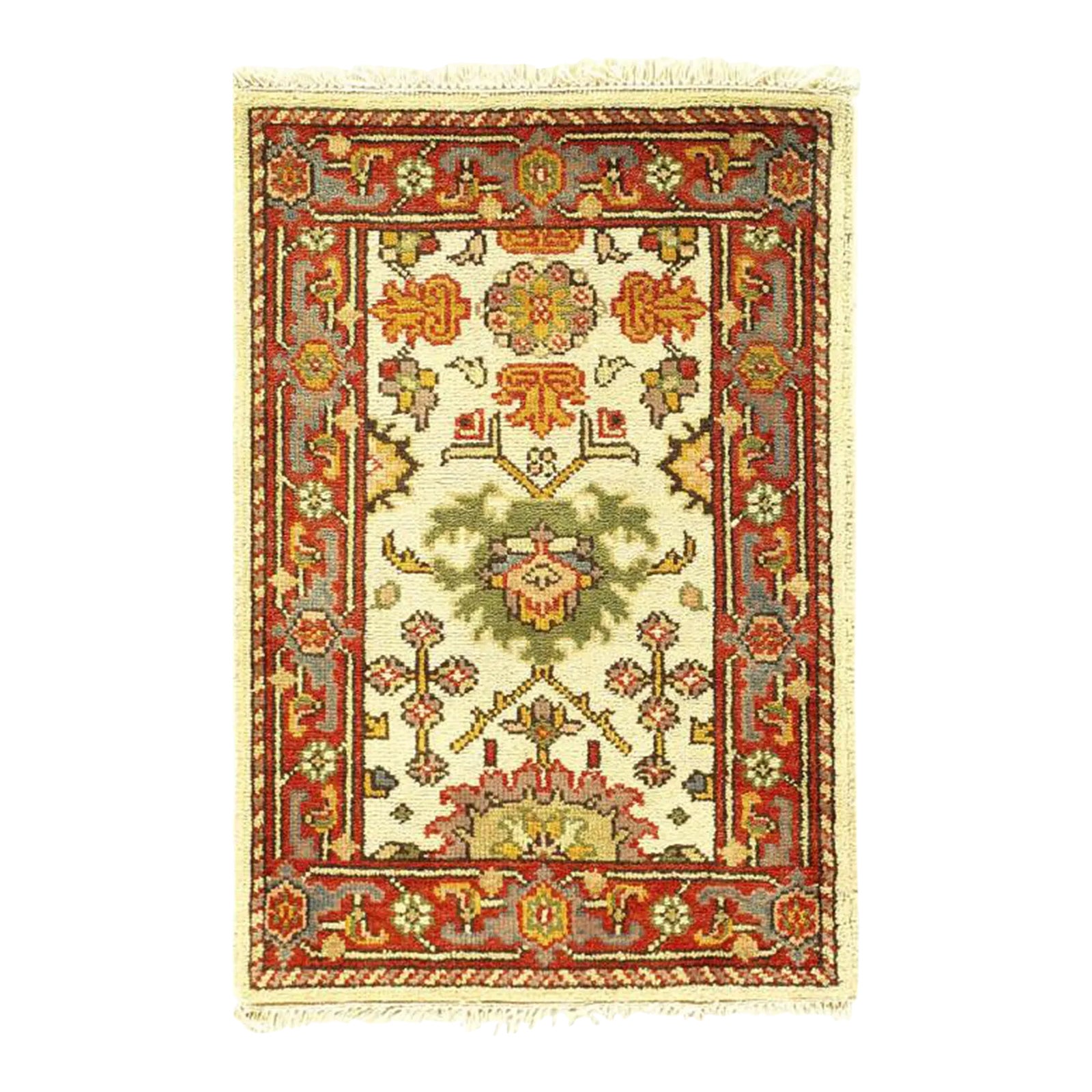 Pasargad DC Fine Hand Knotted Persian Mahal Design Rug | Chairish